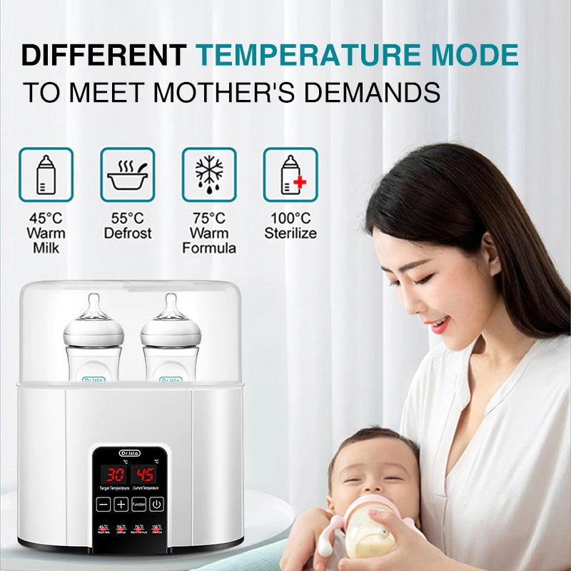 Dr.isla 4-in-1 Bottle Sterilizer For Baby Electric Warmer Heater Bottle BPA Free Food Warmer N20